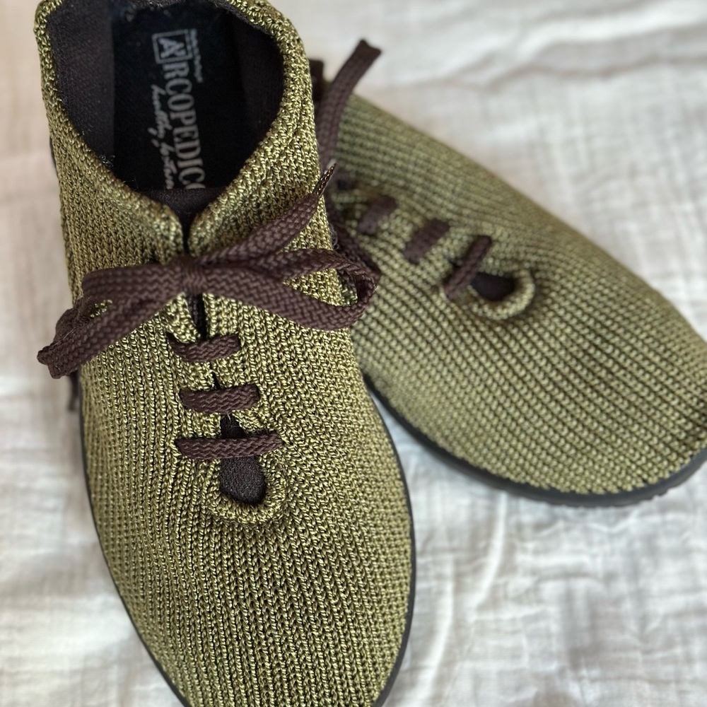 Arcopedico Olive Knit Shoes LS